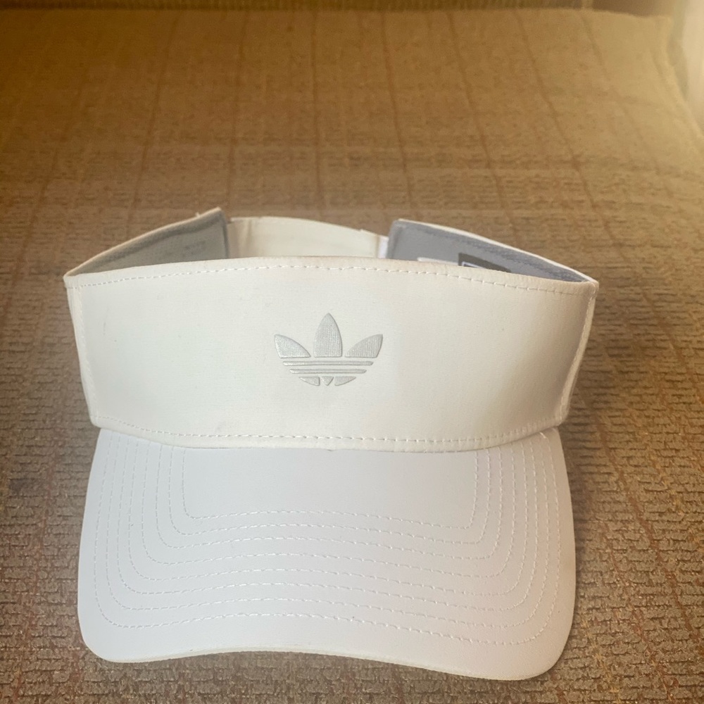 White Adidas Vizor